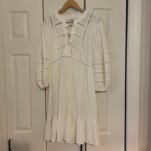 Calvin Klein Women's Tie-Front Gauze Dress